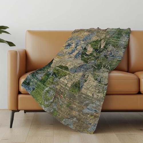 Addison Rugs ASB555 Taupe 50" x 70" Oversized Sherpa Throw Blanket