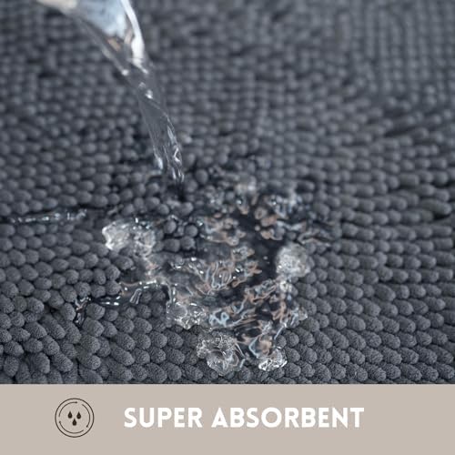Bathroom Rug Sets 2 Piece, Extra Thick and Absorbent, Non-Slip