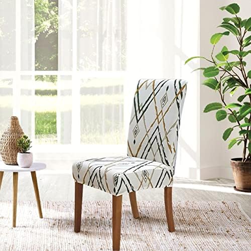 SPRINGRICO Chair Covers for Dining Room Set of 4, Stretch Dining Chair