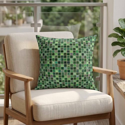 Pillow Covers 20x20 Set of 2, Abstract Geometric Square Throw Pillow