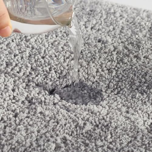 Bath Rugs Set 3 Pieces Bathroom Mat Soft Absorbent Plush Shaggy Soft