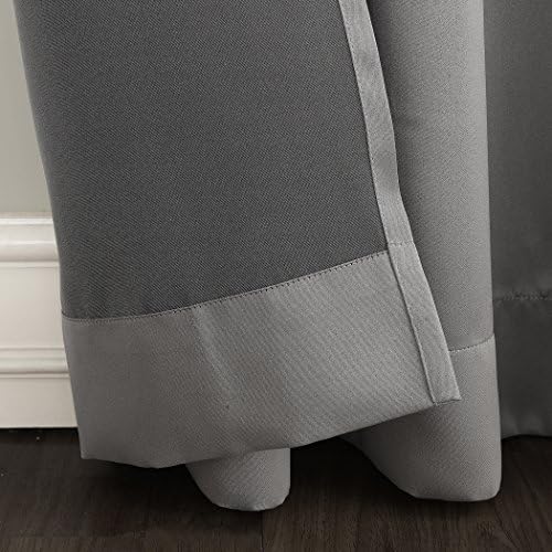 Sun Zero Barrow Energy Efficient Rod Pocket Curtain Panel Pair