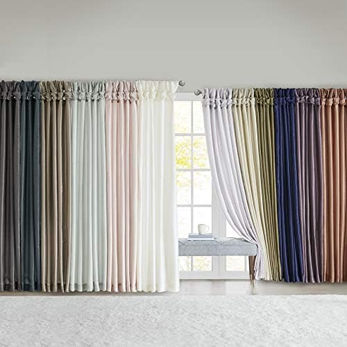 Elegant Twist Tab Curtains – Premium Blackout Thermal Panels for Cozy
