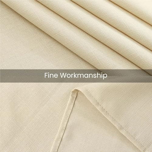Tablecloth Domestic Tablecloth Rectangular and Round Unpatterned Linen