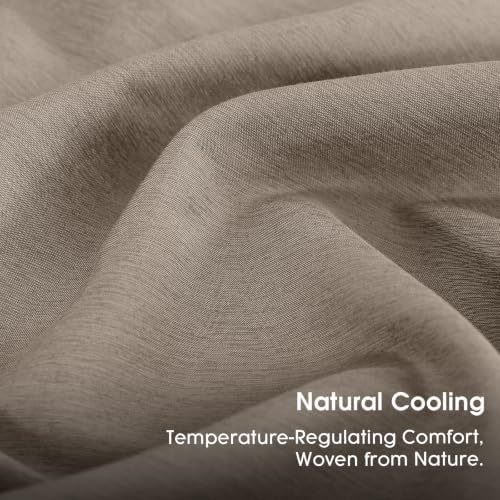 FreshCulture Bamboo Fitted Sheet Twin XL Size, Viscose Derived from