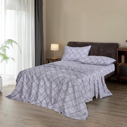 Feather & Stitch 300TC Full Size 100% Cotton Sateen Weave Printed