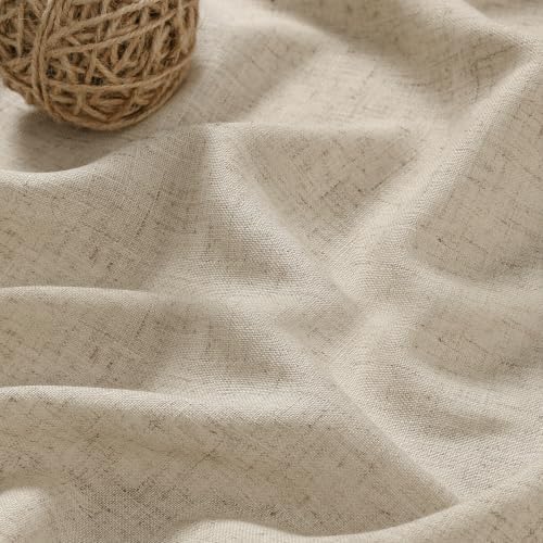 Aersas Linen Curtains 52x96 Inches Long for Living Room, Taupe