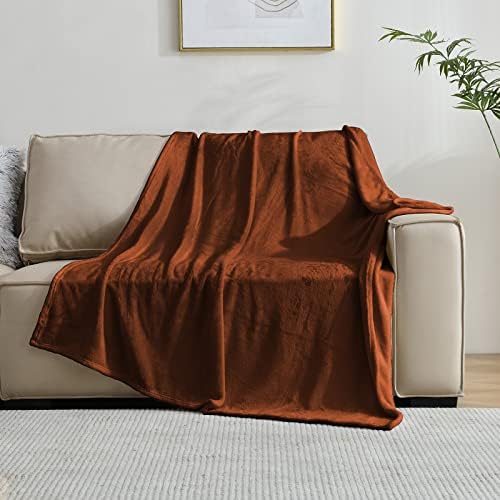 SOCHOW Flannel Fleece Blanket King Size, All Season Lightweight Super