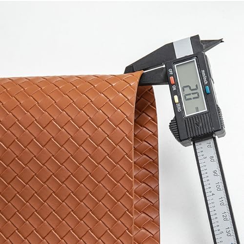 Faux Leather Placemats Set of 4, Double-Sides Woven Washable Dining