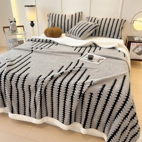 Blanket Fleece Throw Blanket for Couch, Flannel Cozy Thick Warm Soft