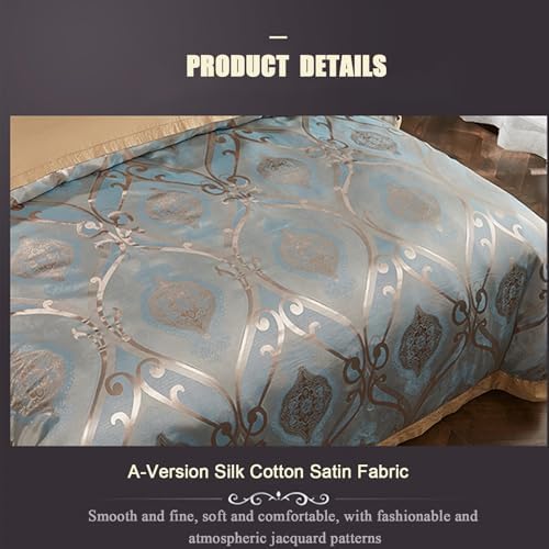 Soft Striped Cotton Bedding Set 4pcs - Sweet Duvet Cover with Zipper