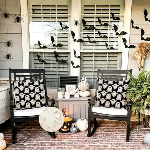 RABUSOFA Halloween Pillow Covers 20x20 Inch Halloween Decorations