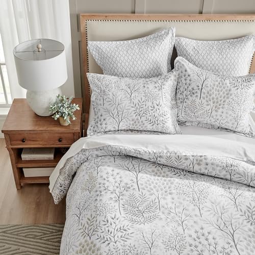 Levtex Home English Forest Natural Reversible Queen Duvet Cover Set