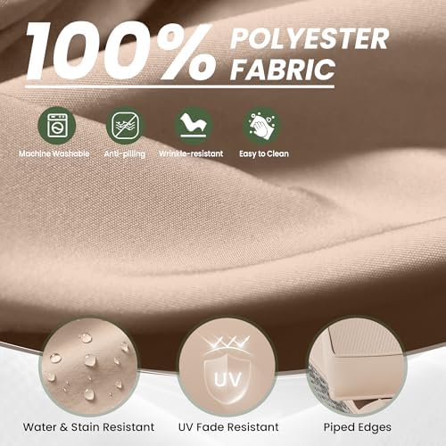 UDPATIO Outdoor Cushions for Patio Furniture Upgraded, Waterproof