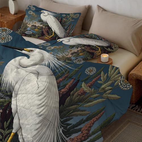 Plants and Trees Duvet Cover King Size Set Hydrangea Branches Bedding