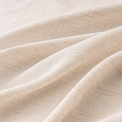 Linen Pinch Pleat Curtains, Neutral, 102 Inches Long