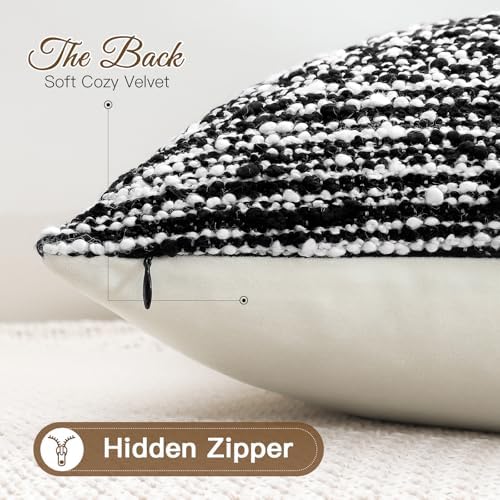Artscope Throw Pillow Cover 18x18 Inch Set of 2 Super Thick Pillow