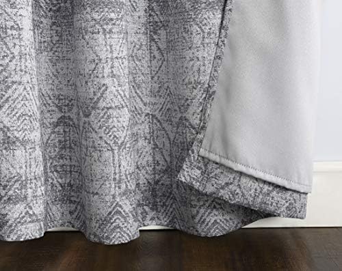 Sun Zero - 51948 Darren Distressed Woven Jacquard Blackout Grommet