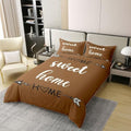 jejeloiu Contemporary Fashion Duvet Cover 100% Cotton Queen Size