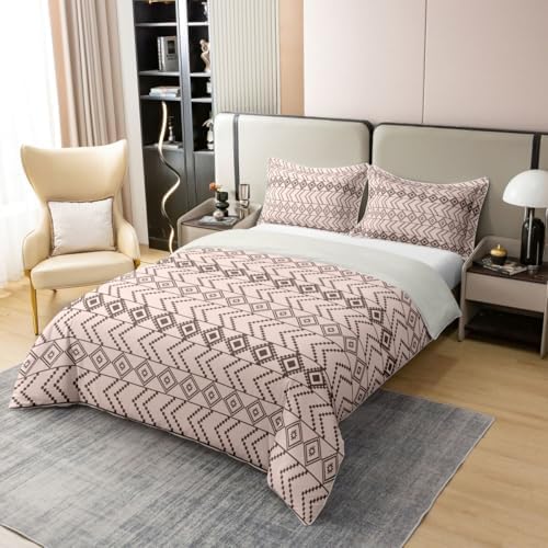 Erosebridal Beige Brown Duvet Cover Set Western 100% Cotton Comforter