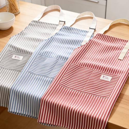 uxcell Kitchen Cooking Aprons Adjustable Art Apron Water & Oil