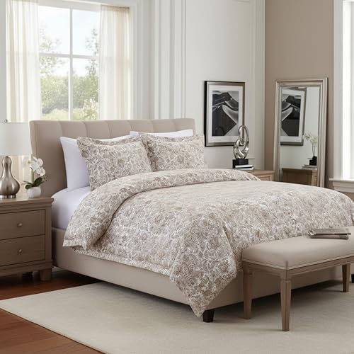 Elegant Comfort Luxury 3-Piece Reversible Duvet Cover Set - 1500