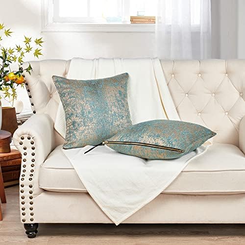 Home Soft Things Serenta Jacquard Chenille Big Zipper 2 Piece Pillow