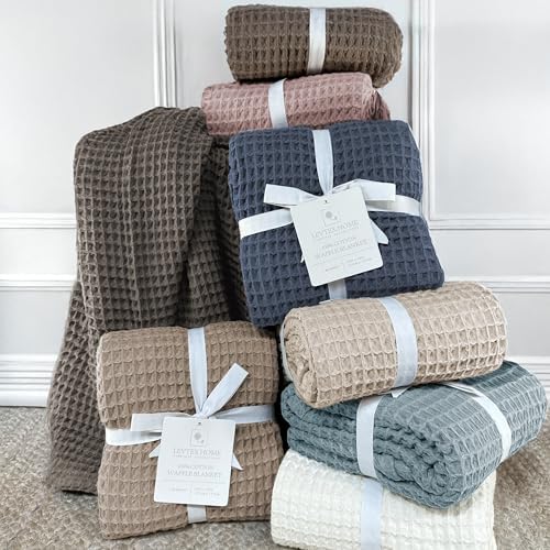 Levtex Home - Waffle Blanket - Throw (50x70in.) - Waffle Knit