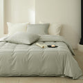 BISELINA 100% Washed Cotton Duvet Cover Set – Soft & Cozy Summer