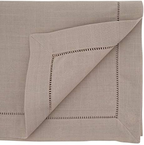 SARO LIFESTYLE Classic Hemstitch Table Runner - Elegant Everyday Table