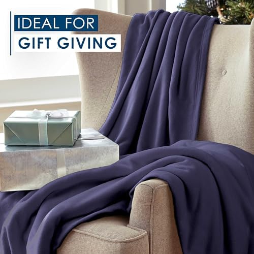 Twin Size Fleece Bed Blanket | Comfy Supersoft Fleece Blanket
