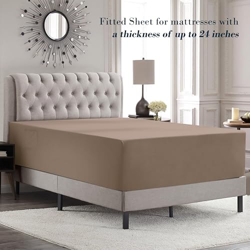 Mocassi Luxury 6-Piece Sheet Set, Ultra Soft 1800 Premium Hotel