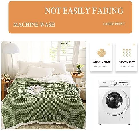 Fluffy Comfy Blankets, Fleece King Size Throw Blanket for Bed