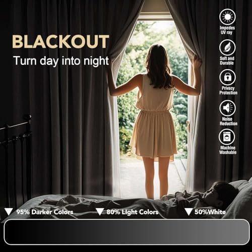 H.VERSAILTEX Blackout Curtains for Bedroom Thermal Insulated Room