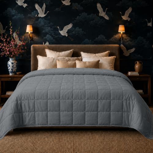 HomeSmart Weighted Blanket Queen Size 50 lb - The Heaviest Weighted