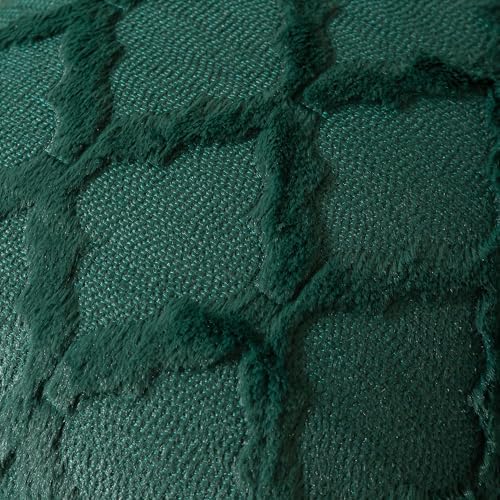 Set of 2 Soft Moroccan Throw Pillow Covers 22x22 Inch Plush Boho
