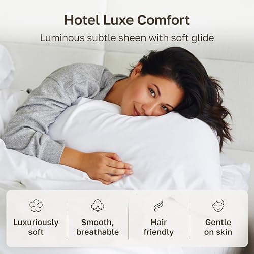 California Design Den 800 Thread Count 2-Pack Queen Pillow Case, Light