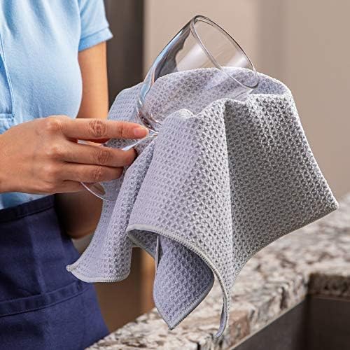 Kitchen Towels - Bulk Microfiber Waffle Weave Towels | 16 x 16 in.