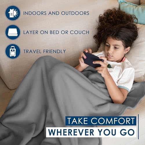 Full/Queen Size Fleece Blanket | Comfy Supersoft Fleece Blanket Full