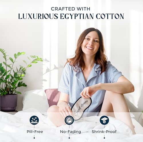 Mayfair Linen 100% Egyptian Cotton Sheets King Size - 1500 Series King