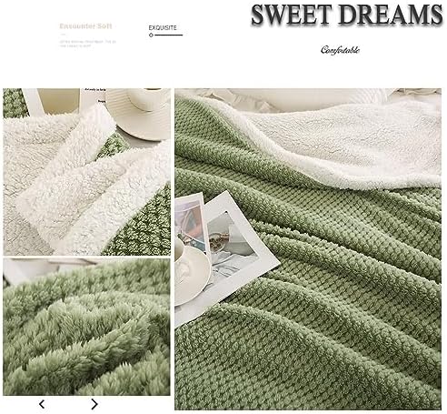 Fluffy Comfy Blankets, Fleece King Size Throw Blanket for Bed