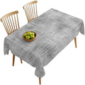 Gray Texture Pattern Rectangle Tablecloth 60x120 Inches, Minimalist
