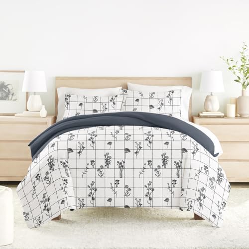 Linens & Hutch Duvet Cover Set Patterned Microfiber Ultra Soft Bedding