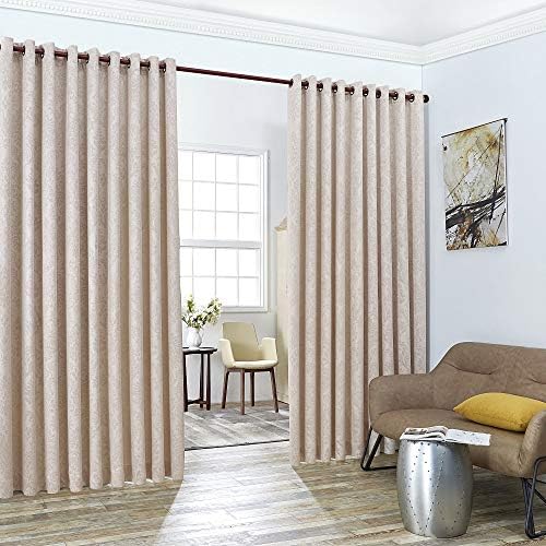 Warm Home Designs 108 Inch Extra Wide Ivory Curtains. EV Ivory 108x108