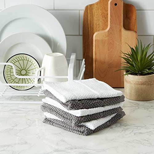 DII Basic Chef Collection, Assorted Terry Kitchen Towel Set, Dishcloth