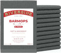 RIVERSIDE 12 Pack Kitchen Bar Mop Towels, 16x19 Inches, 100% Cotton