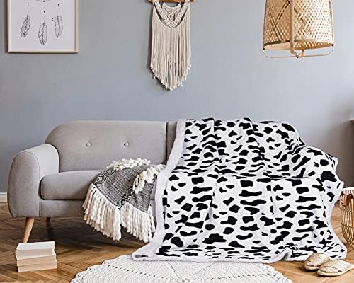 Tirrinia Sherpa Throw Plush Blanket Grey Throw Size 50inch x 60inch