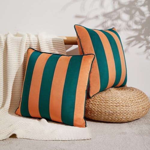 MONDAY MOOSE Decorative Throw Pillow Covers Cushion Cases, Set of 2