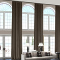 ChadMade 120 Inches Length Velvet Curtains, 2 Panels 52Wx120L