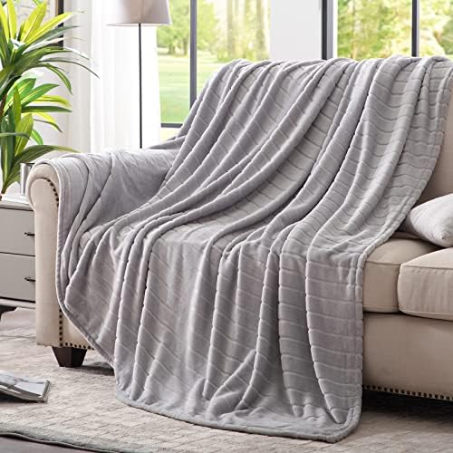 Bertte Plush Throw Blanket Super Soft Fuzzy Warm Blanket | 330 GSM